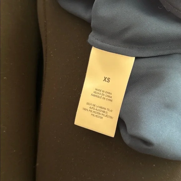 Favorite daughter Navy Blue satin Maxi Skirt XS - Picture 3 of 3